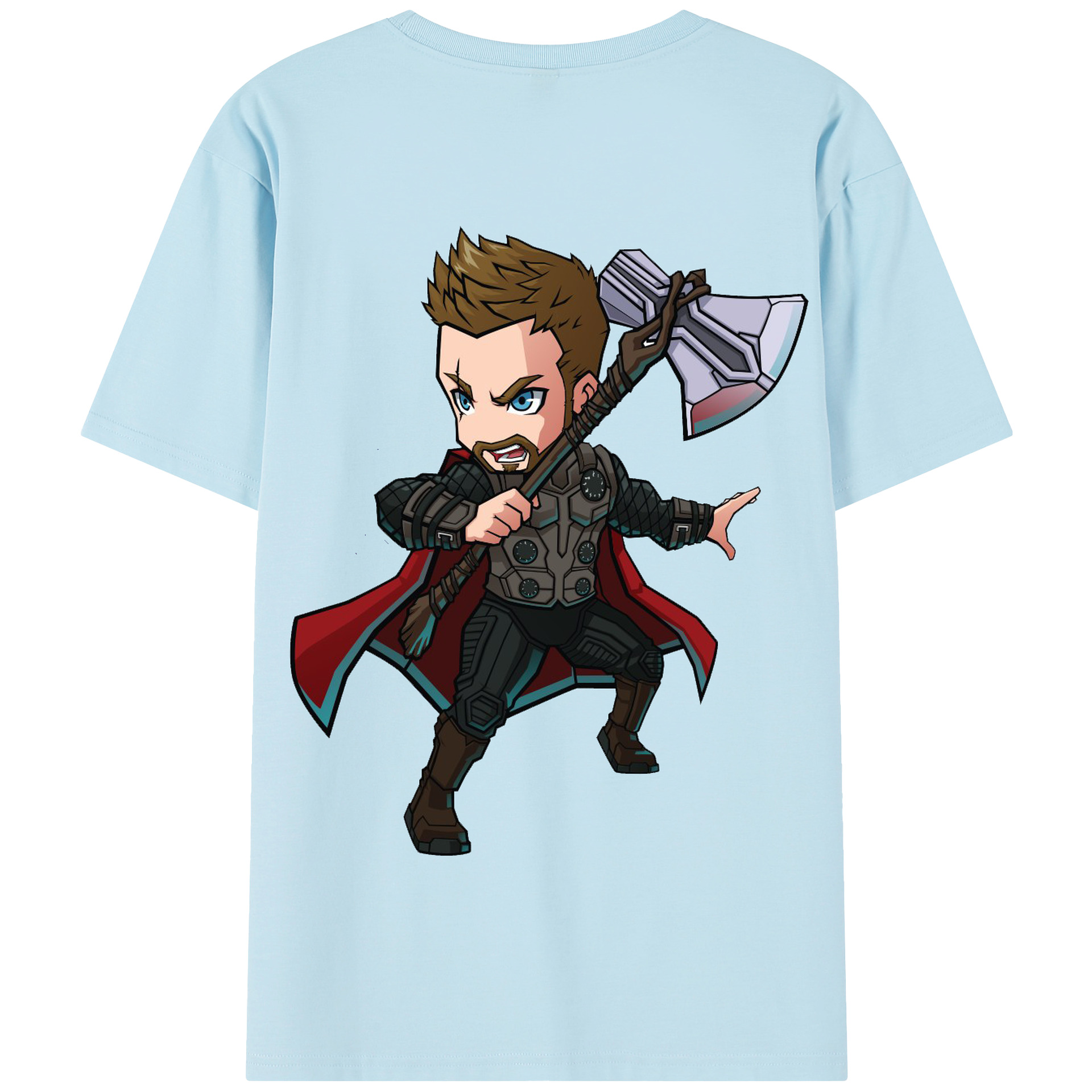 （画像用） アベンジャーズ The Avengers 綿100％半袖Tシャツ（背面プリント）